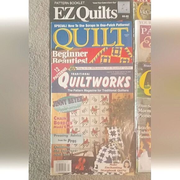 Quilting Magazines (Patchwork And Traditional) 10 Total. Hobby And Collectible - Picture 2 of 6
